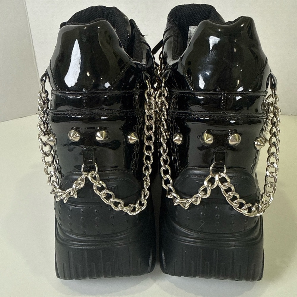 Anthony Wang Space Candy Chains Stud Platform SNEAKER Women Size 6 Punk Cosplay - Picture 3 of 10